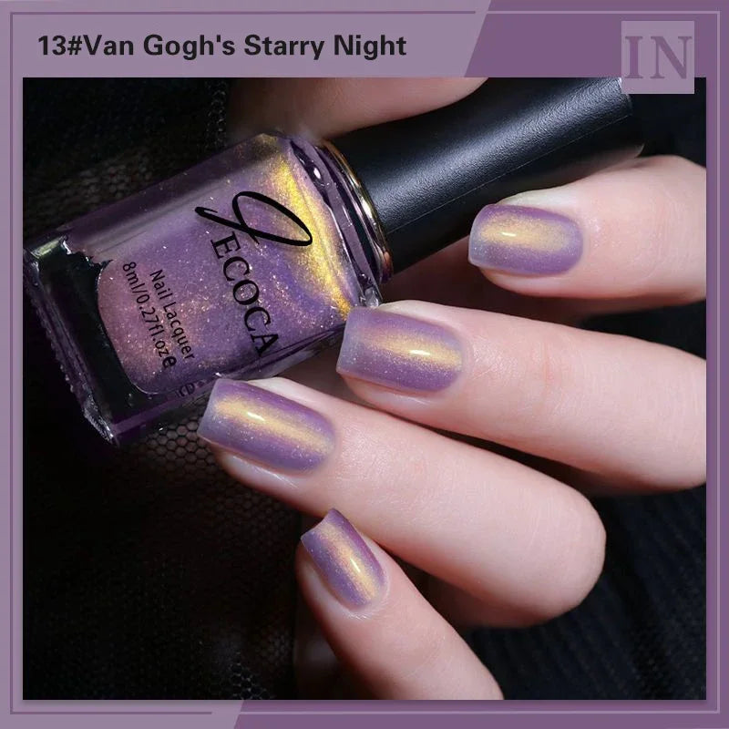 Glitter Gel Nail Polish – Aurora UV LED Soak Off Semi Permanent