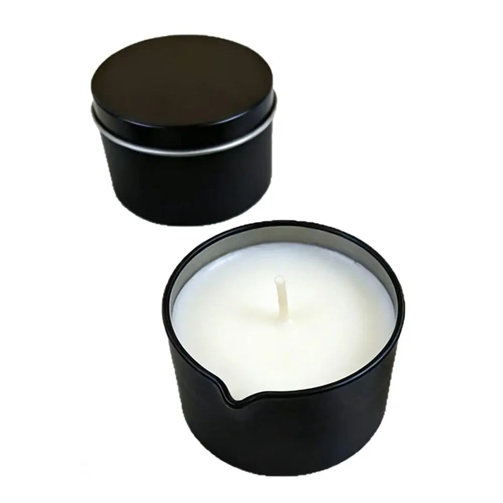 Round Tinplate Candle Tin with Lid & Spout | DIY Candle Container