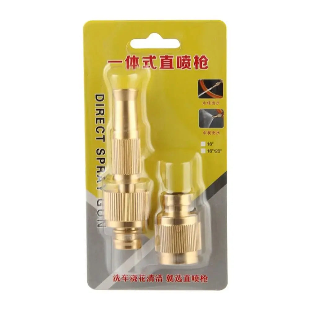 High Pressure Spray Nozzle Set – Brass 1/2" & 3/4" Quick Connect