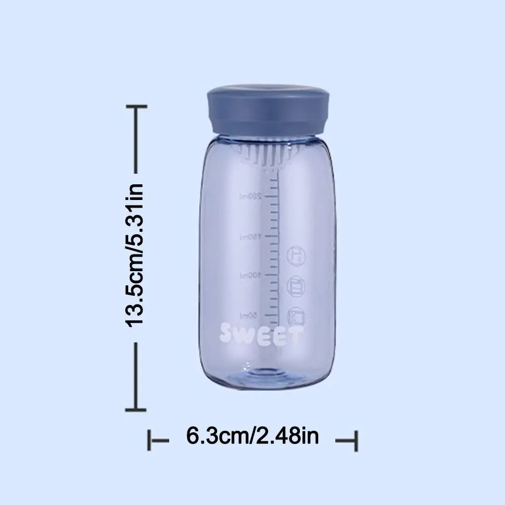 300ml Pocket Water Bottle with Tea Strainer & Measuring Cap