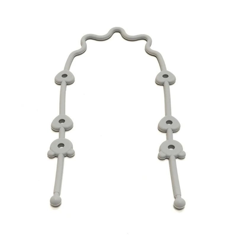 Silicone Baby Pacifier Clip Chain | Stroller & Highchair Strap