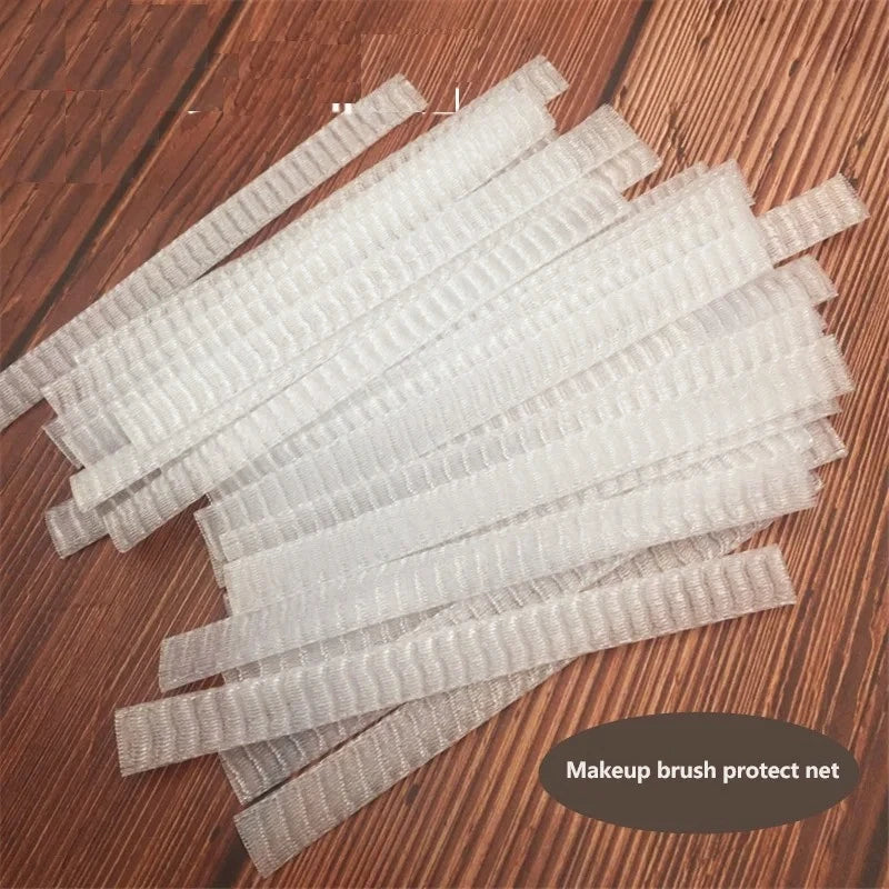 Makeup Brush Protective Mesh Covers – 20/50 Pack Nylon Sleeves