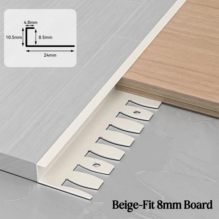 C-Shape Aluminum Stair Nosing Edge Banding Strip | Bendable