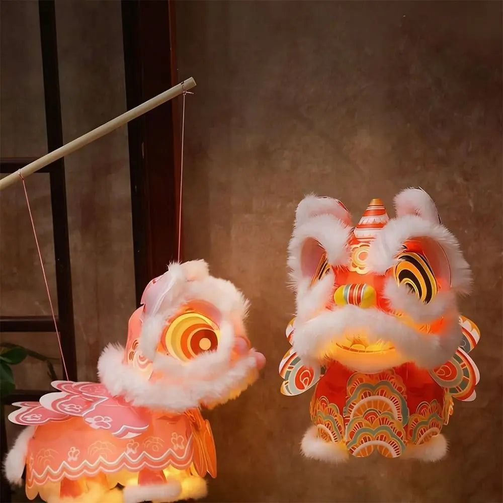 DIY Lion Dance Lantern Kit – Lunar New Year Hanging Ornament