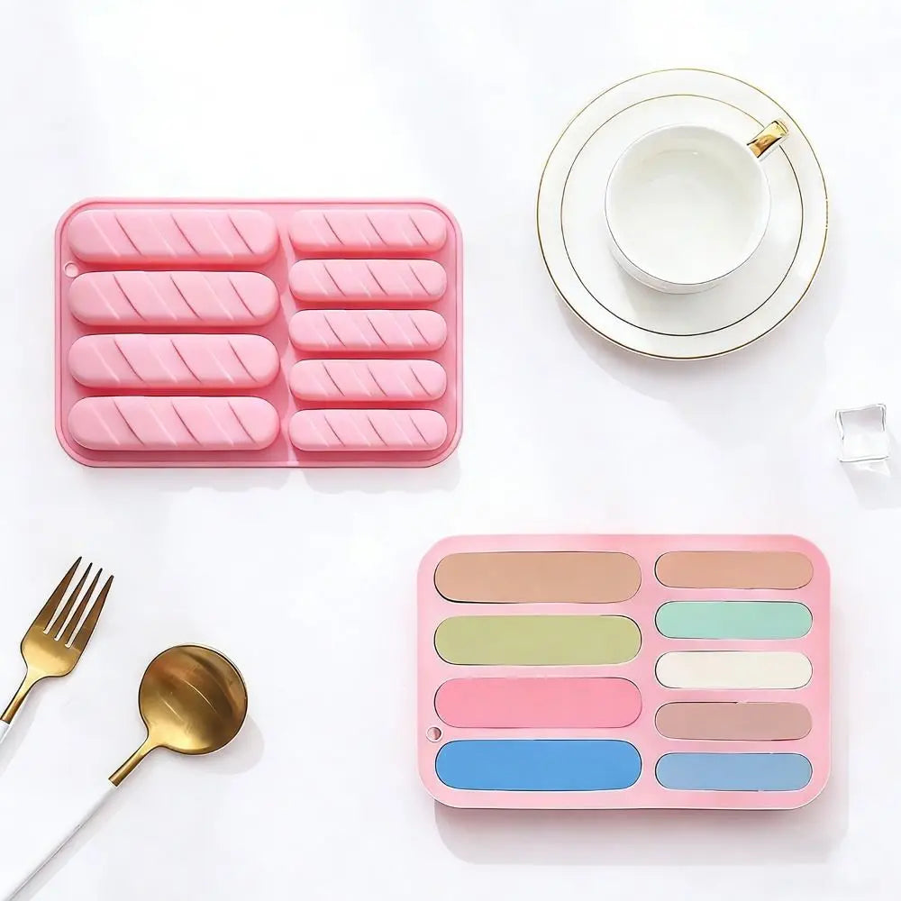Silicone Stick Molds – Long & Short Strip Chocolate Baking Molds