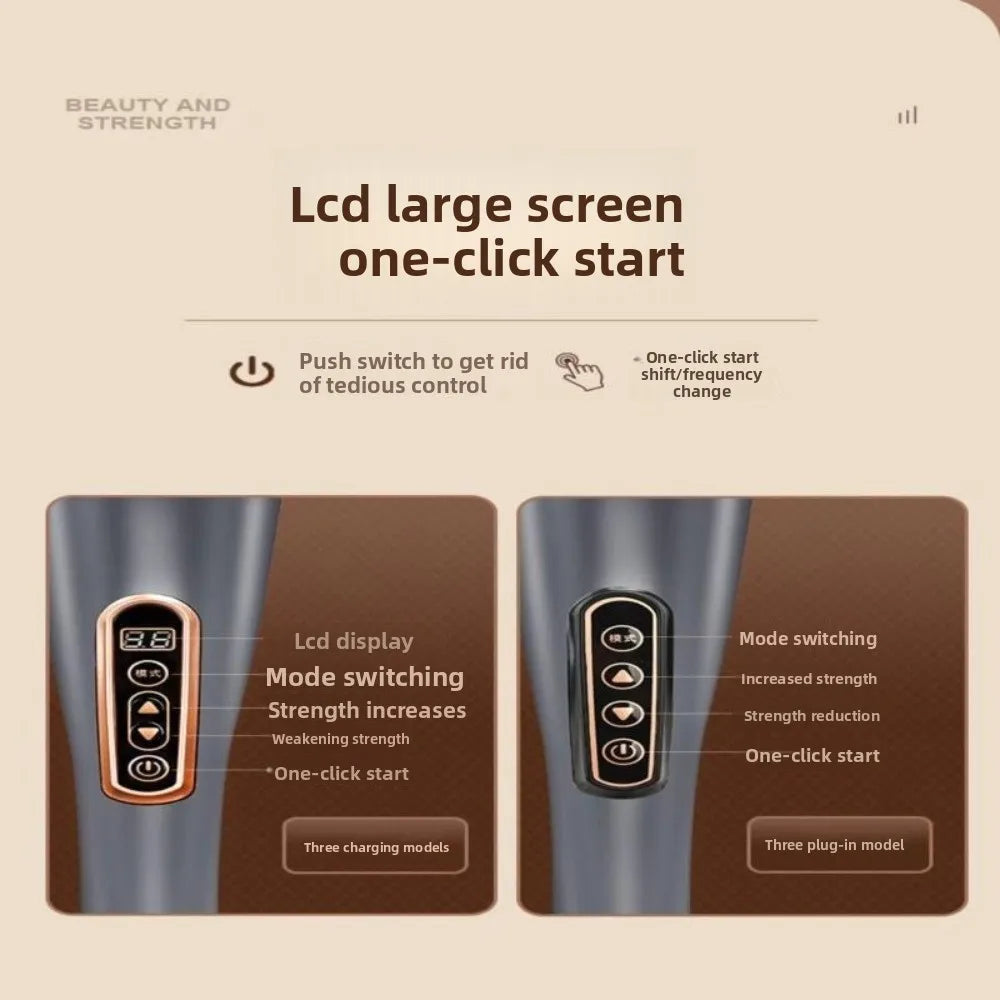 Wireless Dolphin Massager – Multi-Head Rechargeable Massager