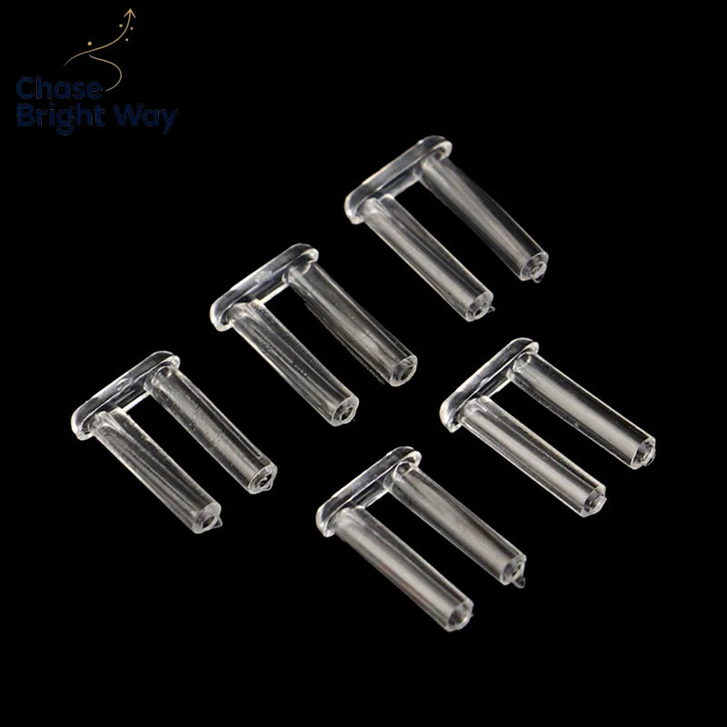 100-Pack Rubber Plugs for Rimless Glasses | Spare Buckle Set