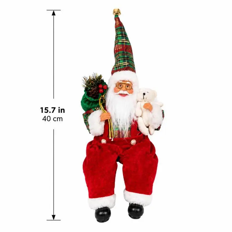 Santa Claus Standing Figurine | Outdoor Christmas Garden Decor
