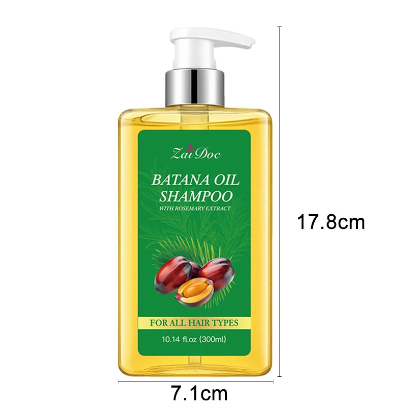 ZaiDoc Batana Oil Shampoo & 10 Hair Masks – 300ml Nourishing Set