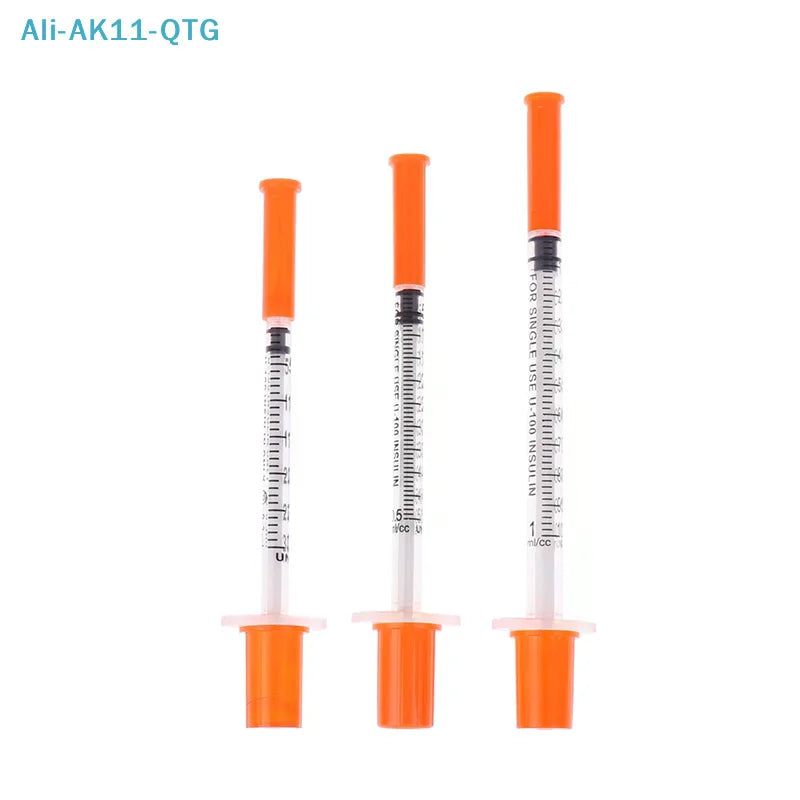 5-Pack Disposable Veterinary Syringes 0.3/0.5/1mL – Sterile
