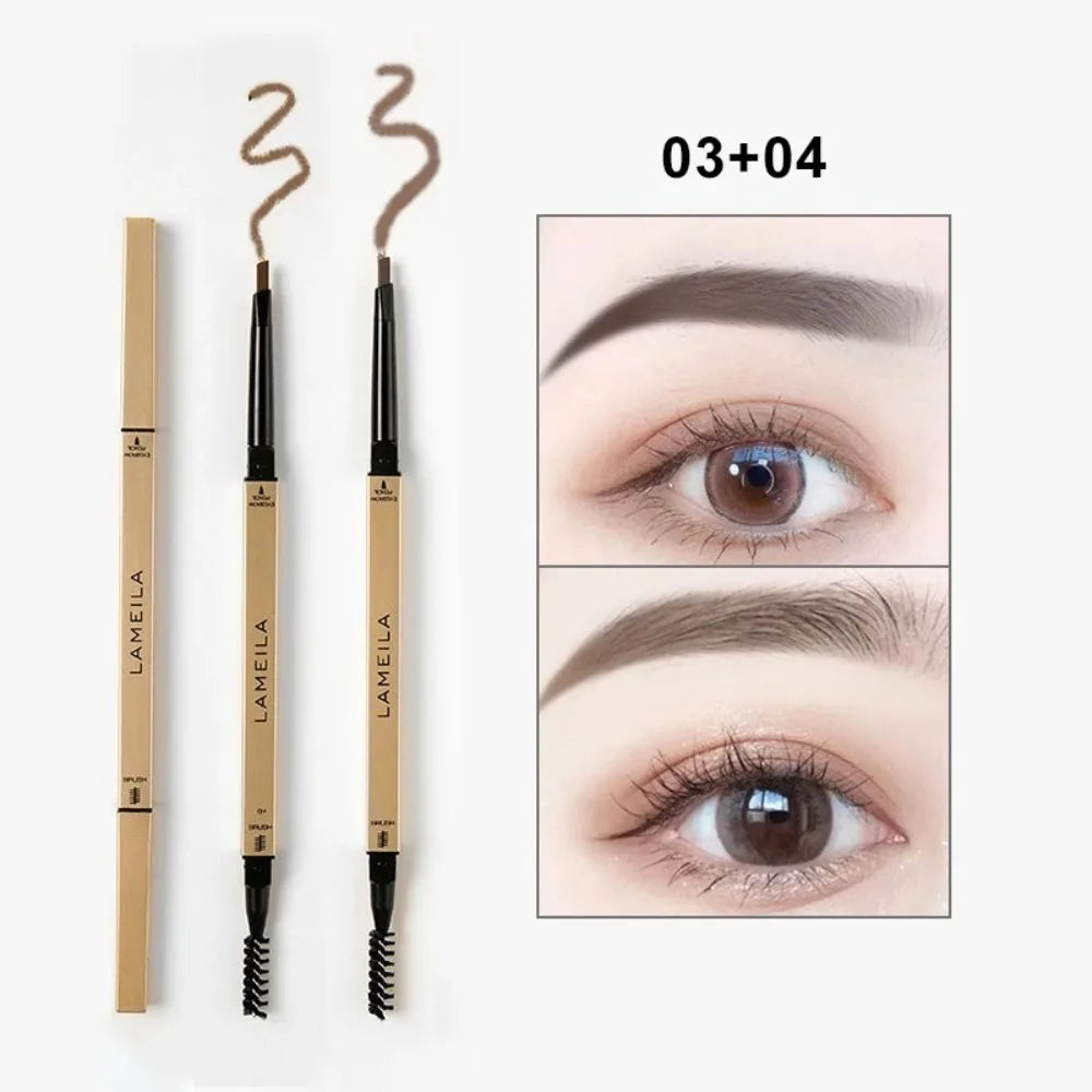 Ultra-Fine Dual-Ended Waterproof Eyebrow Pencil + Spoolie