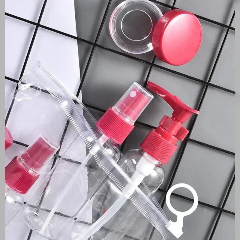Travel Refillable Bottle Set – Portable Toiletry & Skincare Kit