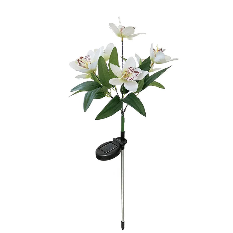 Solar Flower Garden Stake Light – 7-Head LED Lawn Lamp