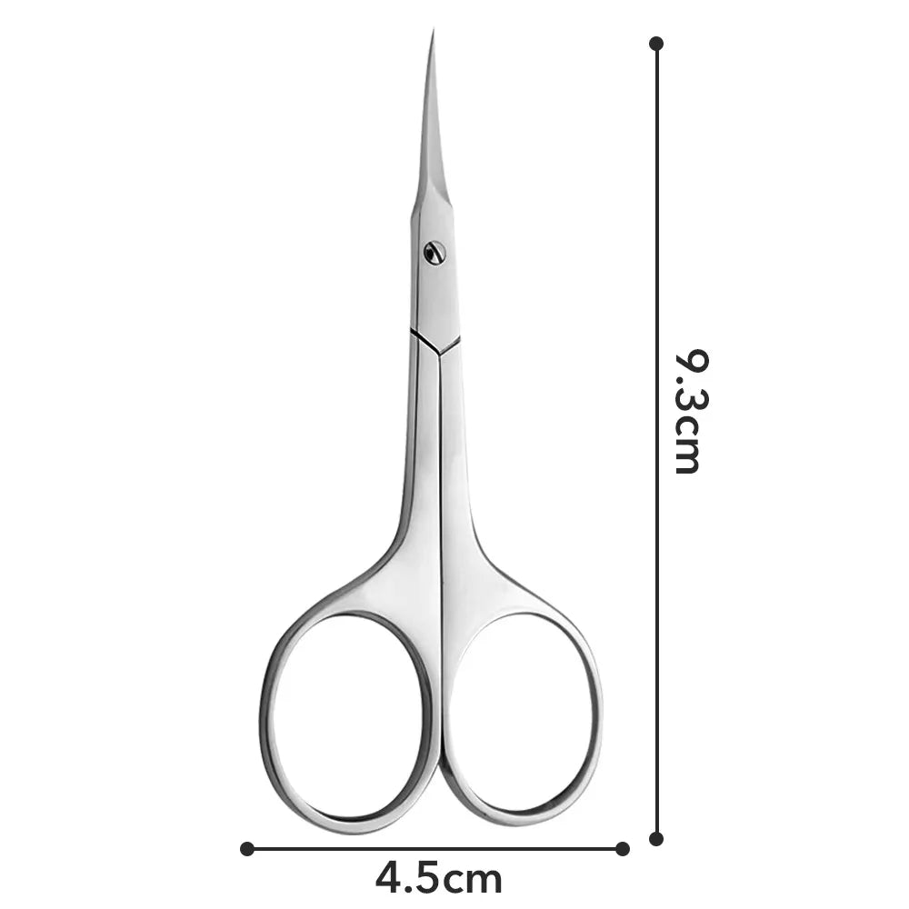 Stainless Steel Cuticle Clipper – Curved Nail Trimmer