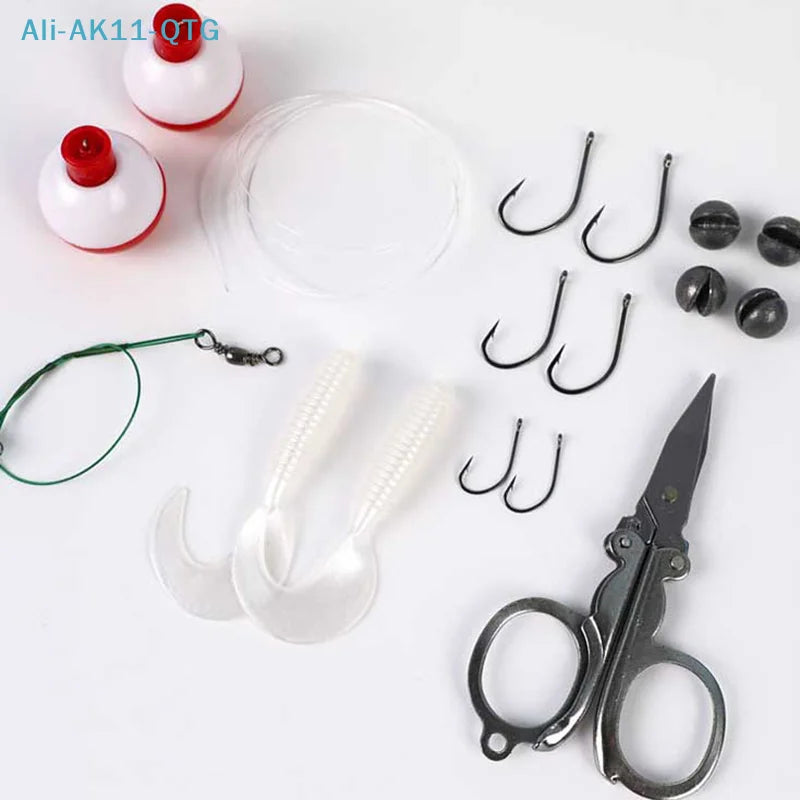 24-Piece Emergency Fishing Kit – Portable Mini Tackle Box