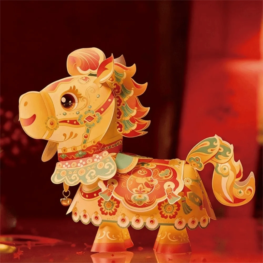 DIY Horse Lantern Kit – Waterproof Hanging New Year Lantern