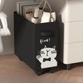 Under-Desk Rolling Storage Cart – Multi-Tier Mobile Organizer