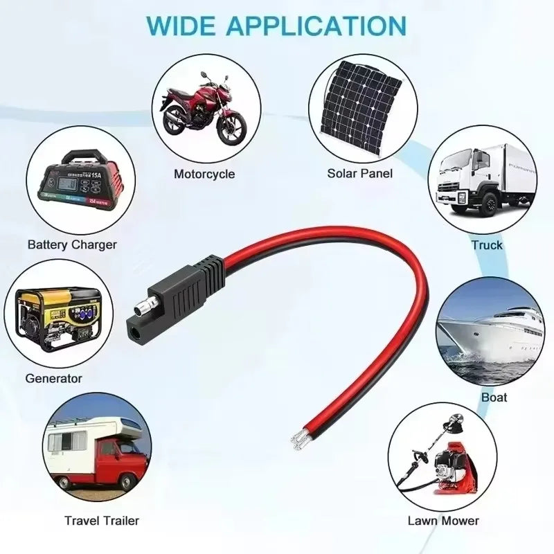 SAE Quick Disconnect Extension Cable – Solar & Automotive