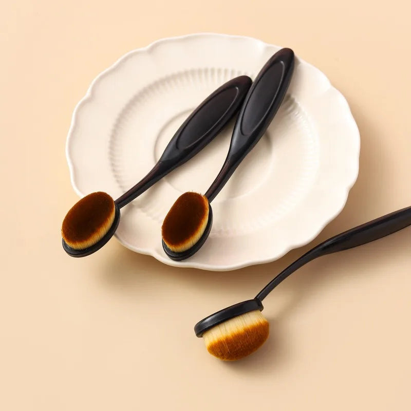 Large Toothbrush Shape Foundation Brush – Wool Fiber Makeup