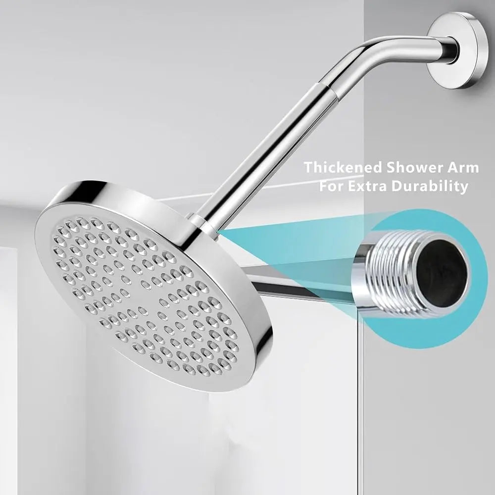 Stainless Steel Shower Extension Rod – 30cm Round Tube