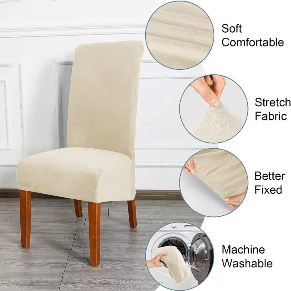 XL Elastic Chair Cover – Universal Stretch Seat Slipcover