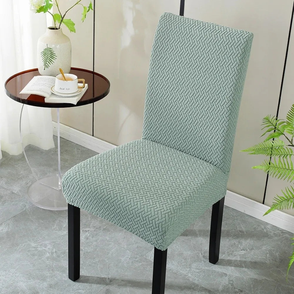 T-Shape Jacquard Chair Cover – Elastic Universal Slipcover