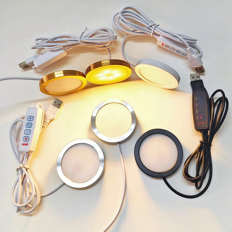 USB RGB LED Lamp Base 3W – Jewelry Display & Cabinet Light
