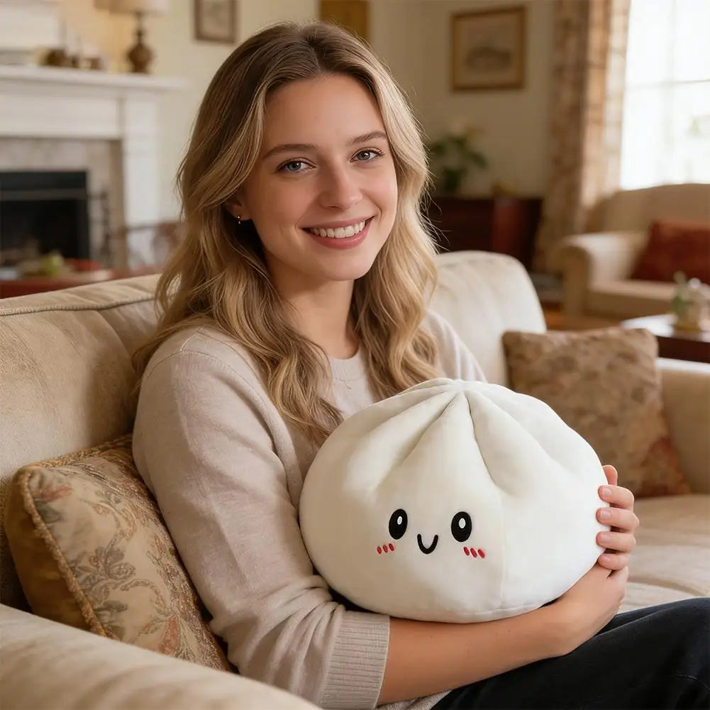 Giant Dumpling Squishy Toy 10.2" Slow Rising Squeeze Fidget Ball