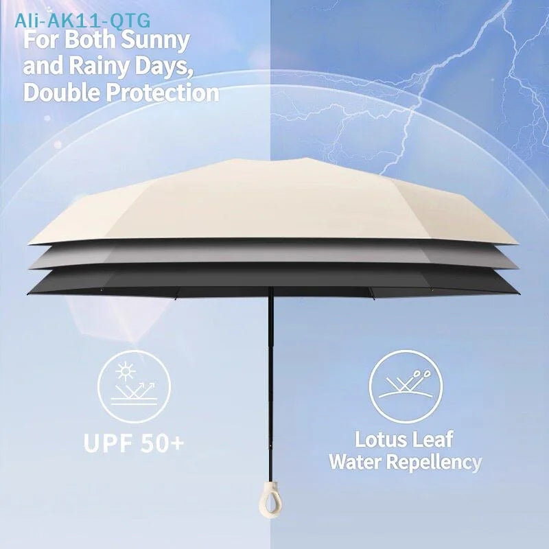 UV Protection Mini Folding Umbrella – Compact Portable Sunshade