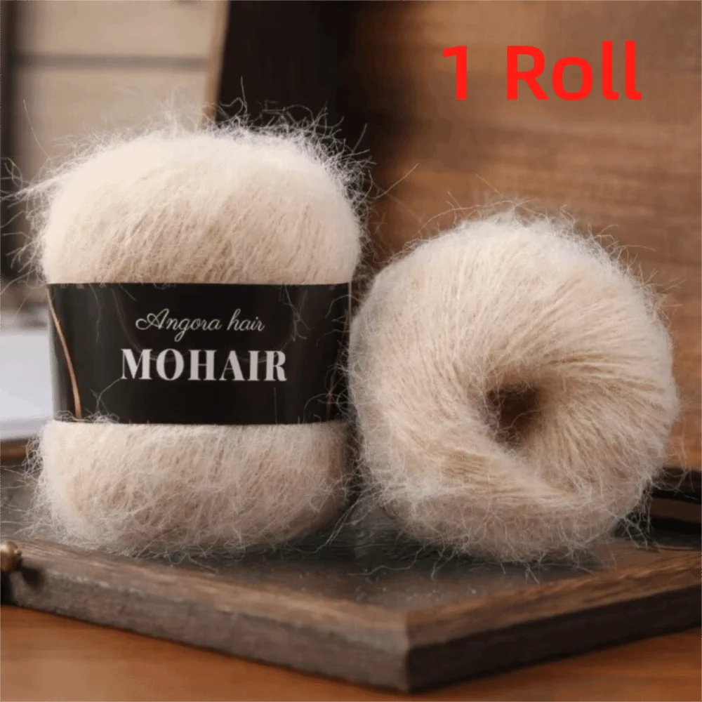 Soft Fluffy Alpaca Mohair Yarn – DIY Knitting & Crochet