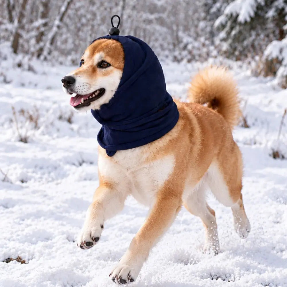 Adjustable Dog Calming Head Wrap – Noise Reducing Ear Cover