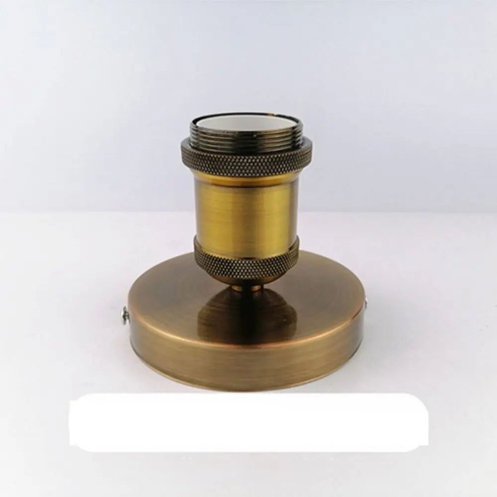 Vintage E27 Lamp Holder Socket – Electroplated Aluminum Bulb Base