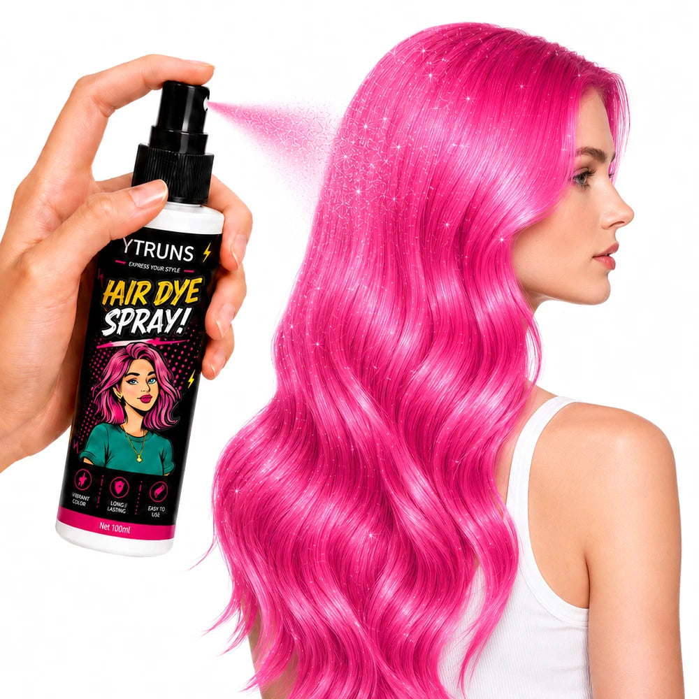 YTRUNS Temporary Hair Color Spray – Washable Quick Dry