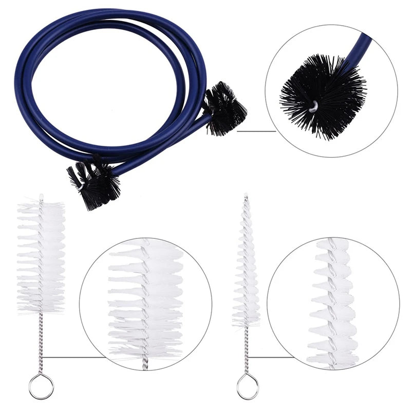 Trumpet & Cornet Cleaning Kit – 3-Piece Nylon Brush Set