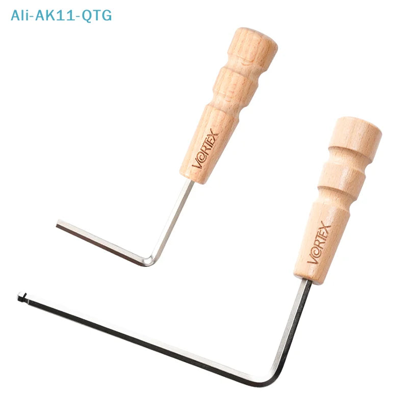 Guitar Truss Rod Wrench 4mm & 5mm Wooden Handle Hex Key