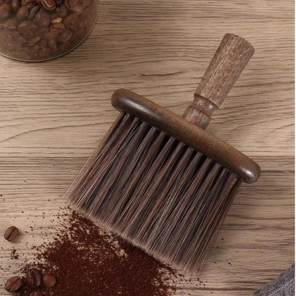Walnut Wood Coffee Grinder Cleaning Brush – Soft Nylon