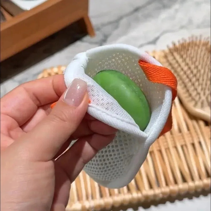 Mesh Soap Bag Foaming Exfoliator Pouch – 1–8 Pack Bath Scrubber