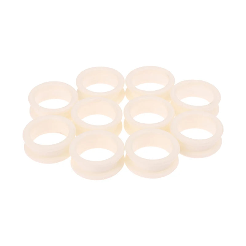 Silicone Scissor Finger Ring Inserts for Barbers – 10-Pack