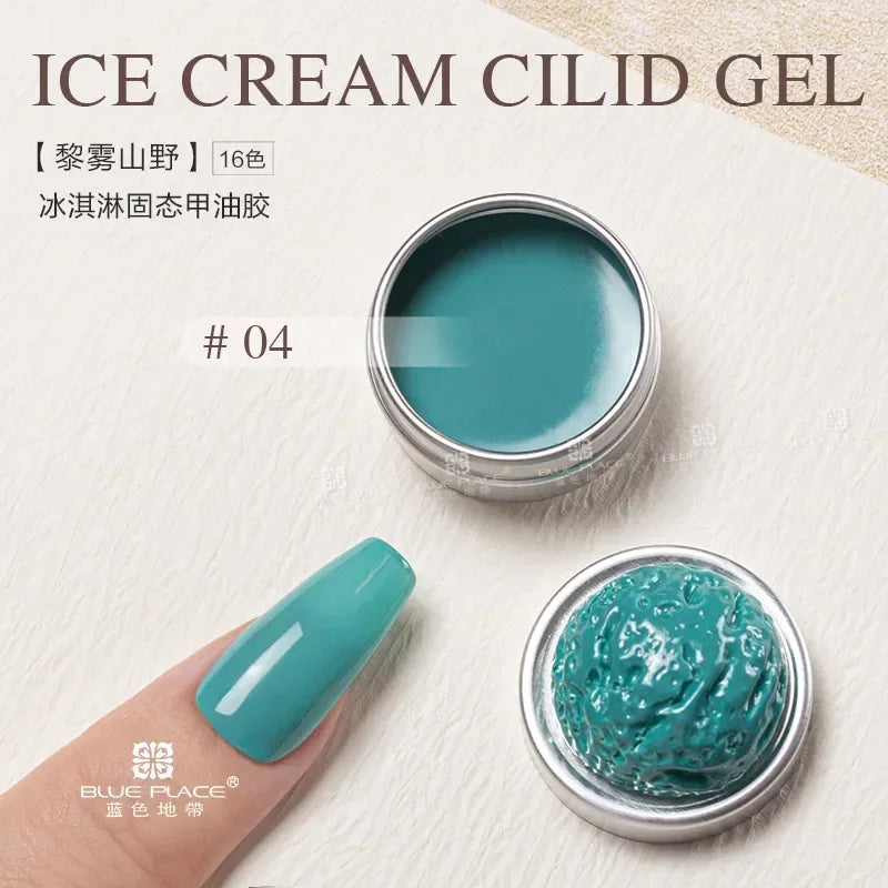 Handaiyan 64 Colors Solid Nail Polish Gel – Ice Cream Texture
