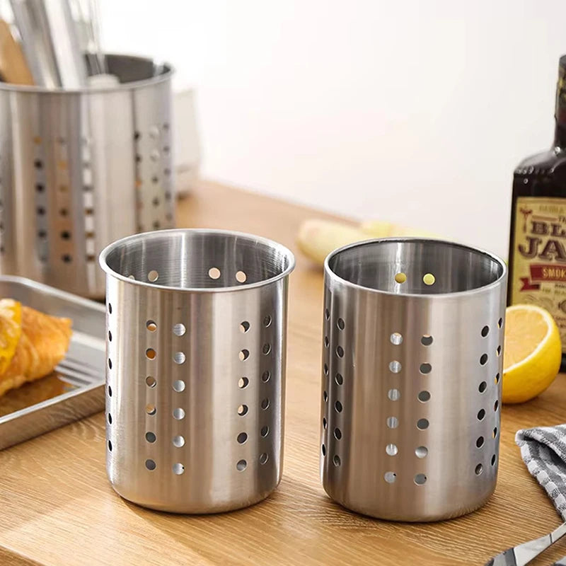 Stainless Steel Cutlery & Chopstick Holder Organizer