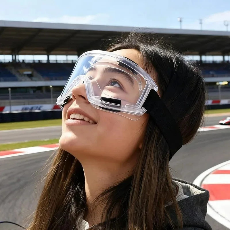 Anti-Fog Safety Goggles – PC Lens, Cycling, Ski & Work