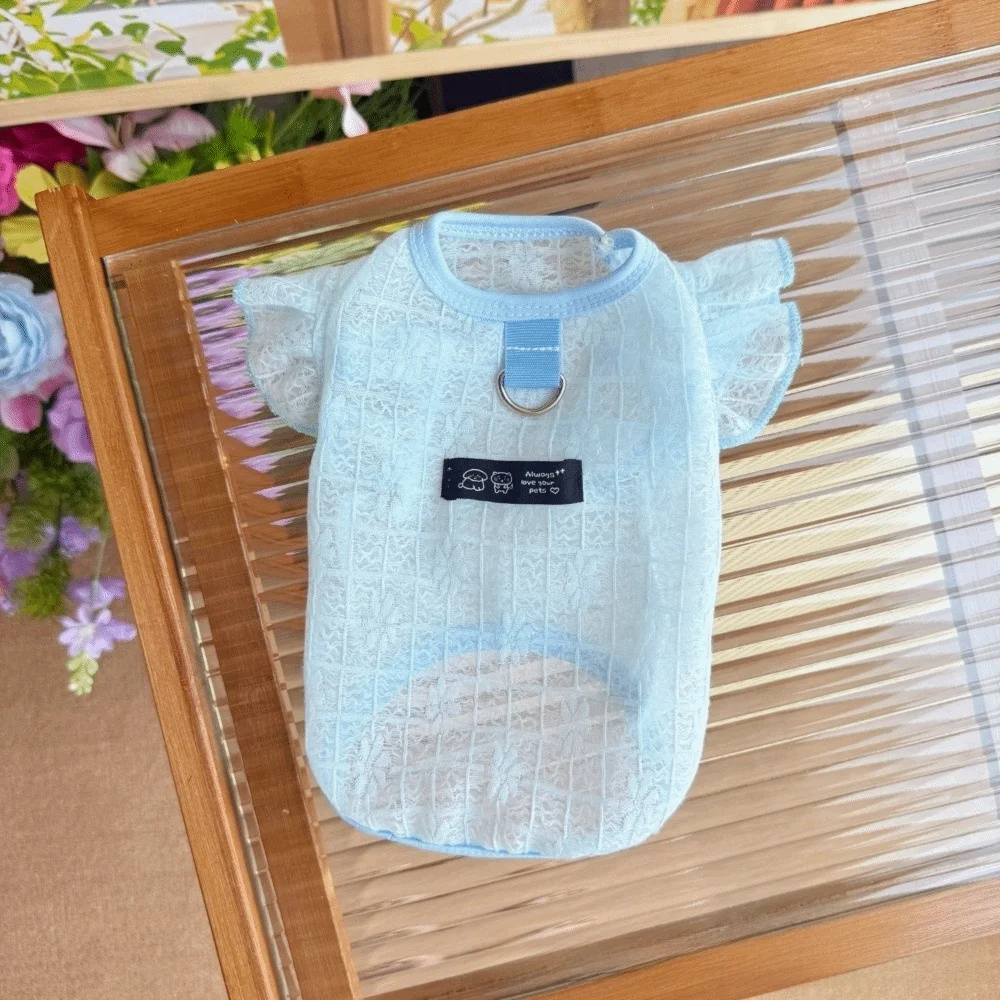 Breathable Mesh Pet Tank Top – Summer Sun Protection for Cats & Dogs