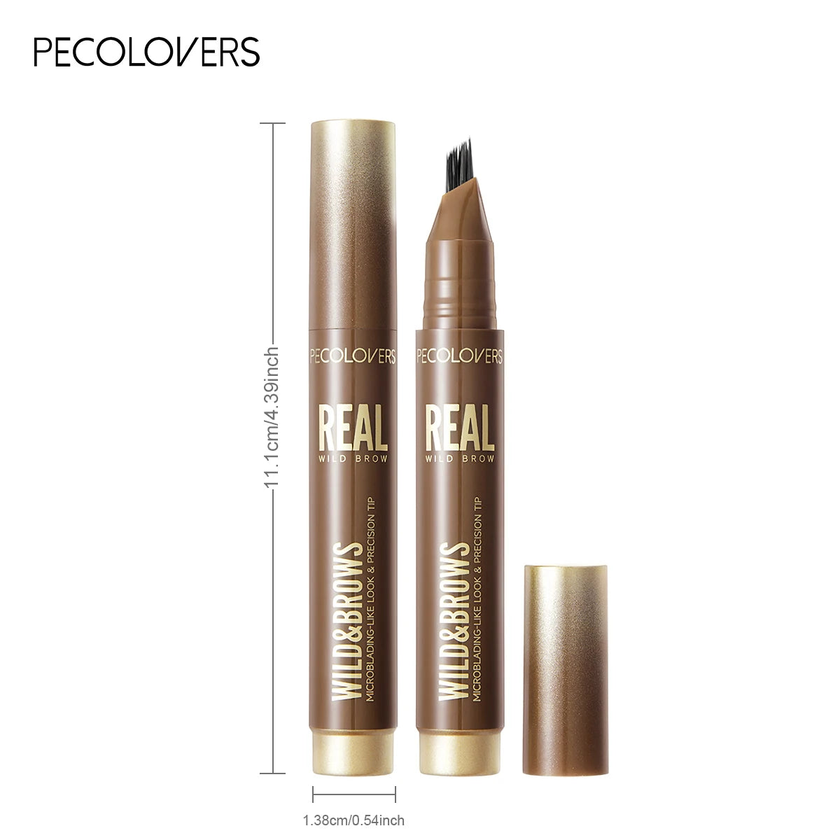 Waterproof Double-Effect Brow Pencil – 24HR Smudge-Proof