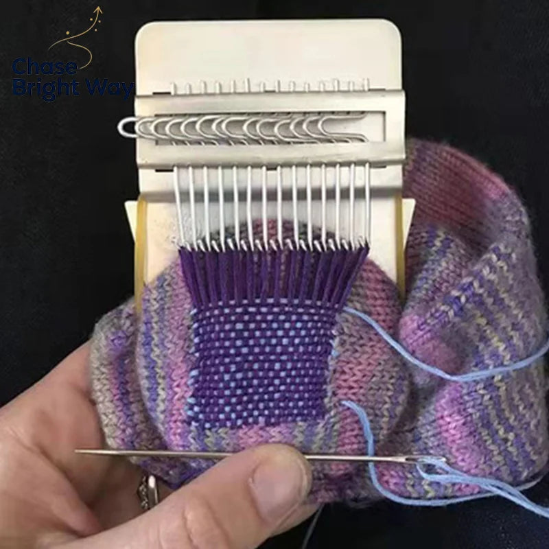DIY Wooden Darning Loom – Hand Weaving & Knitting Tool