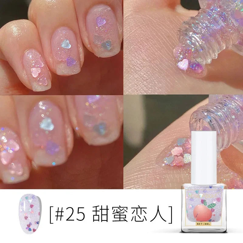 Handaiyan 8ml Water-Based Peel-Off Nail Polish | Quick Dry