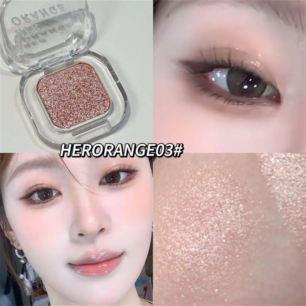 Red Brown Matte Shimmer Eyeshadow Palette – Multifunctional