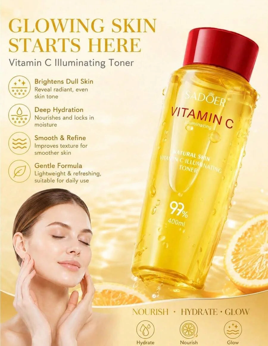 SAMMY Vitamin C Brightening Facial Toner 400ml | Daily Care