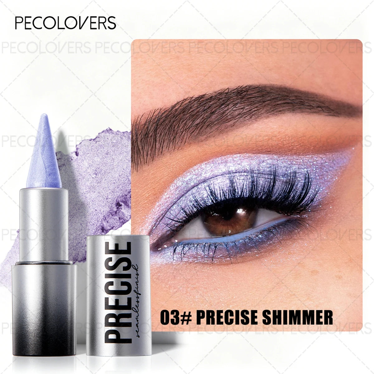 PECOLOVERS Matte Eyeshadow Palette & Waterproof Pencil Set