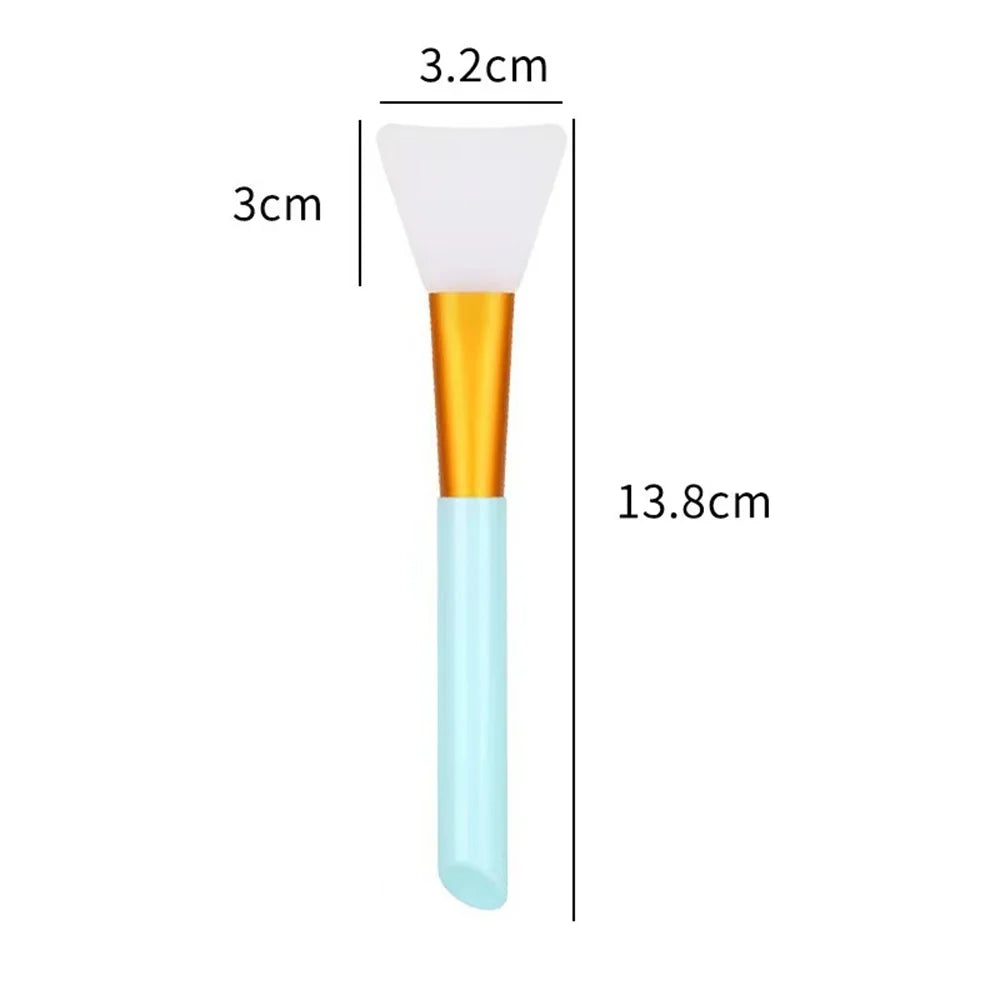 Silicone Facial Mask Brush Set – Soft, All Skin Types