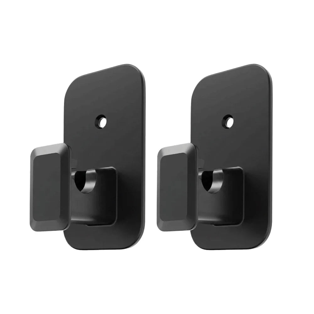 Self-Adhesive Curtain Rod Brackets | No-Drill Holders 2-Pack